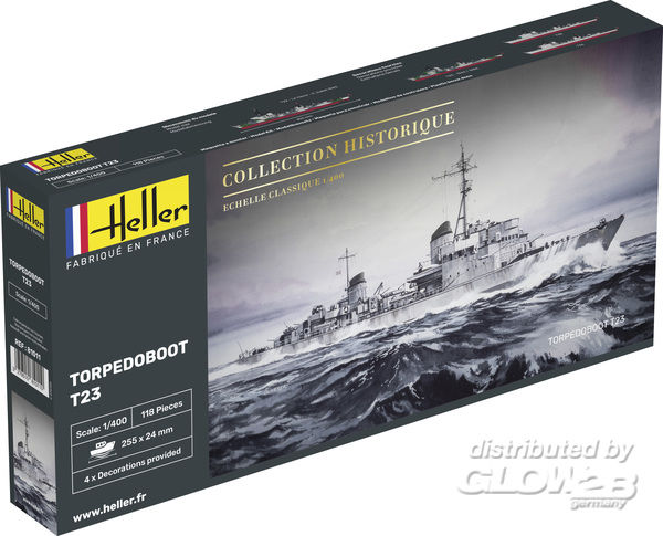 Torpedoboot T23 - Heller 1:400 Torpedoboot T23