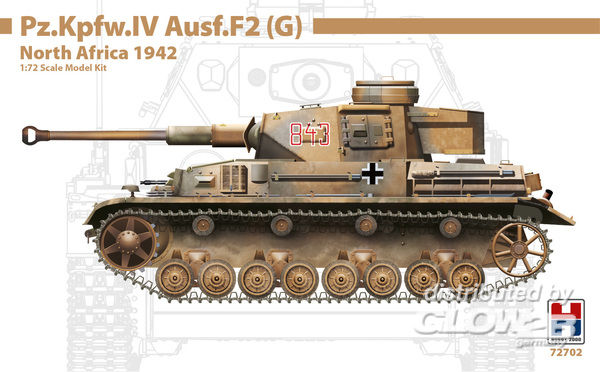Pz.Kpfw.IV Ausf.F2 (G) North - Hobby 2000 1:72 Pz.Kpfw.IV Ausf.F2 (G) North Africa 1942