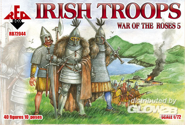 Irish troops, War of the Rose - Red Box 1:72 Irish troops, War of the Roses 5