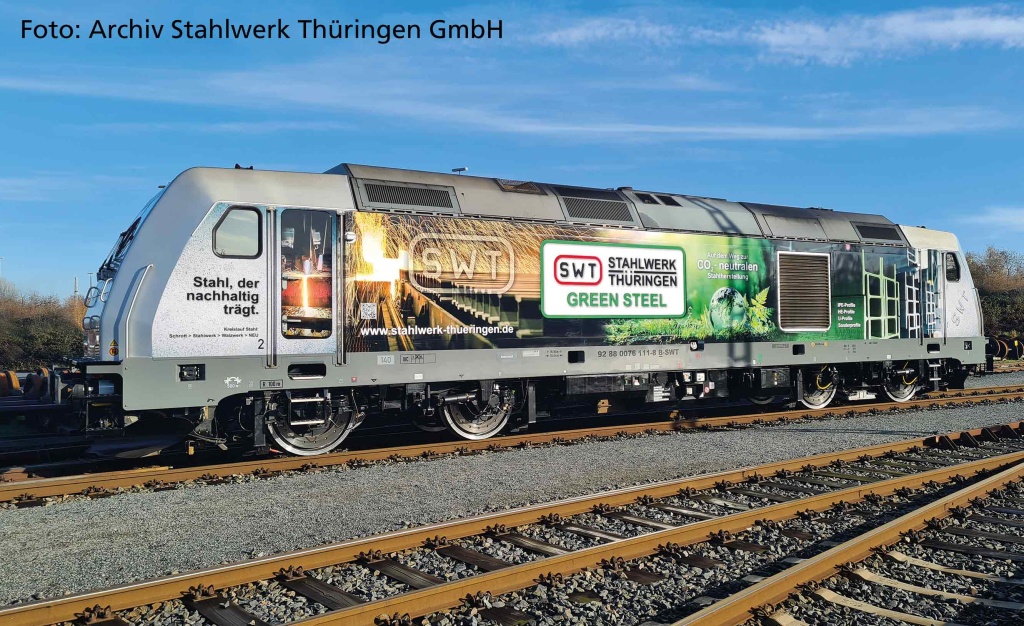 ~Diesellok Traxx Stahlwerk Th - ~Diesellok Traxx Stahlwerk Thüringen VI + PluX22 Dec.
