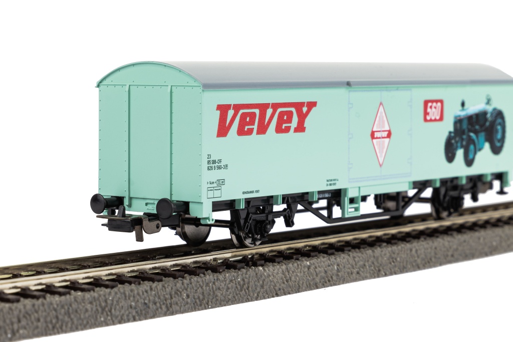 Ged. Güterwg. Vevey SBB III - Gedeckter Güterwagen Vevey SBB III