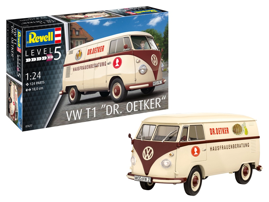 VW T1 "Dr. Oetker" - Revell 1:24 VW T1 Dr. Oetker