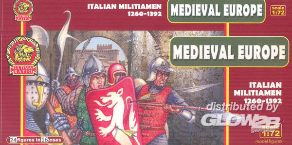 Italian Militiamen, 1260-1392 - Ultima Ratio 1:72 Italian Militiamen, 1260-1392