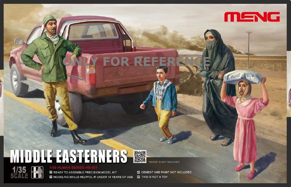 1/35 Middle Easterners in The - MENG-Model 1:35 Middle Easterns in the Street