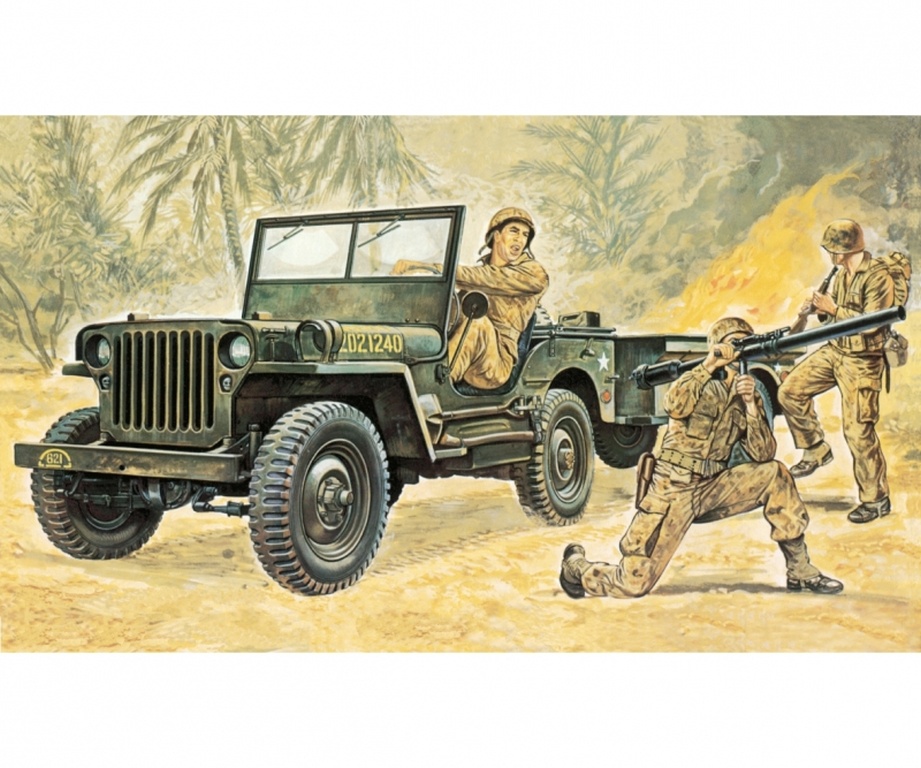 1:35 Jeep - 1:35 WWII US Geländewagen