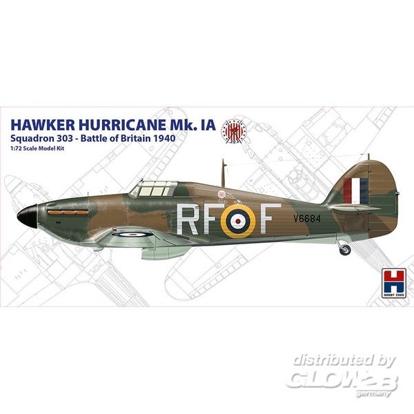 Hurricane Mk.IA - Dywizjon 30 - Hobby 2000 1:72 Hurricane Mk.IA - Dywizjon 303