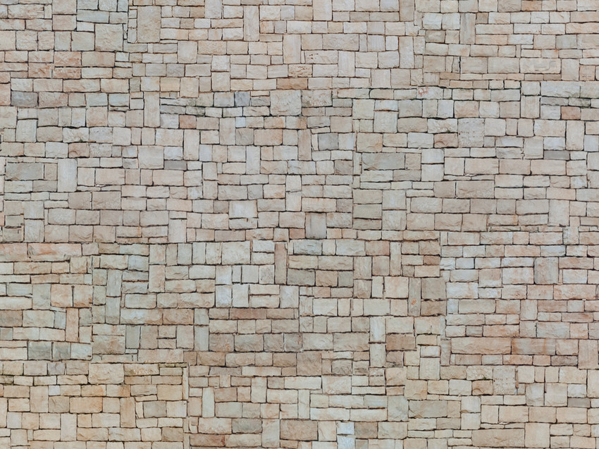 HO 3D-Kartonpl.Kalksteinmauer
