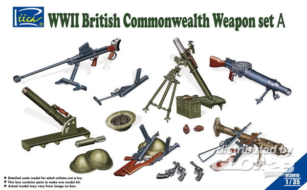 WWII British Commenwealth Wea - Riich Models 1:35 WWII British Commenwealth Weapon Set A