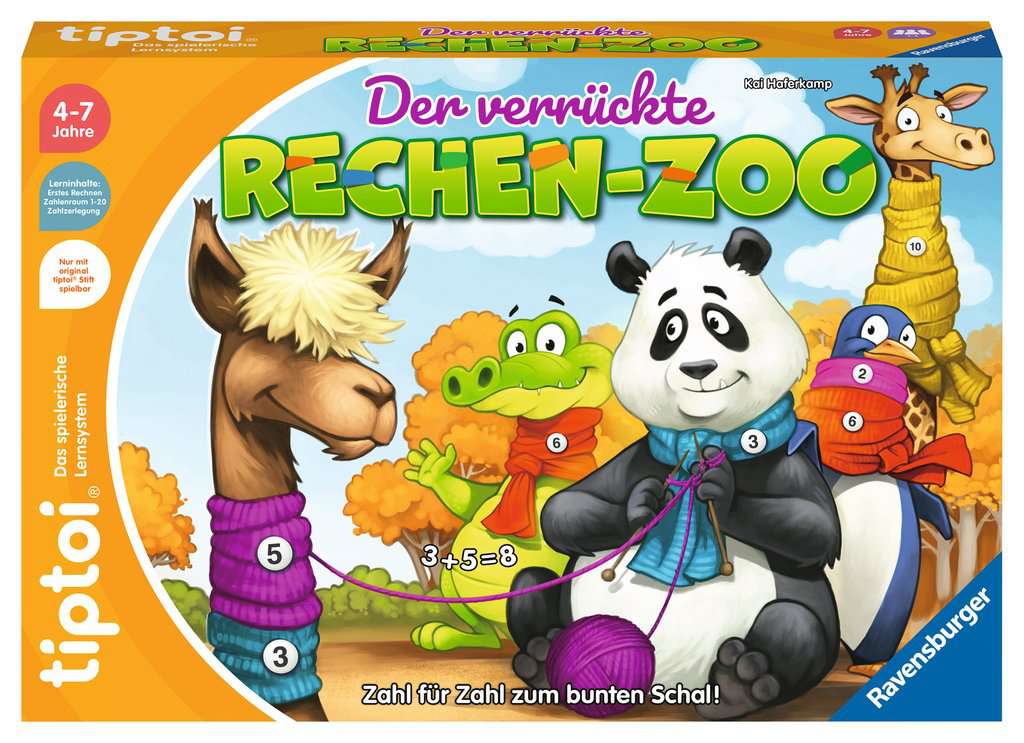 Tiptoi Der verrückte Rech - tiptoi® Der verrückte Rechen-Zoo | 701;00104