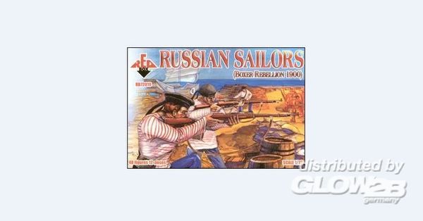 Russian Sailors, Boxer Rebell - Red Box 1:72 Russian Sailors, Boxer Rebellion 1900