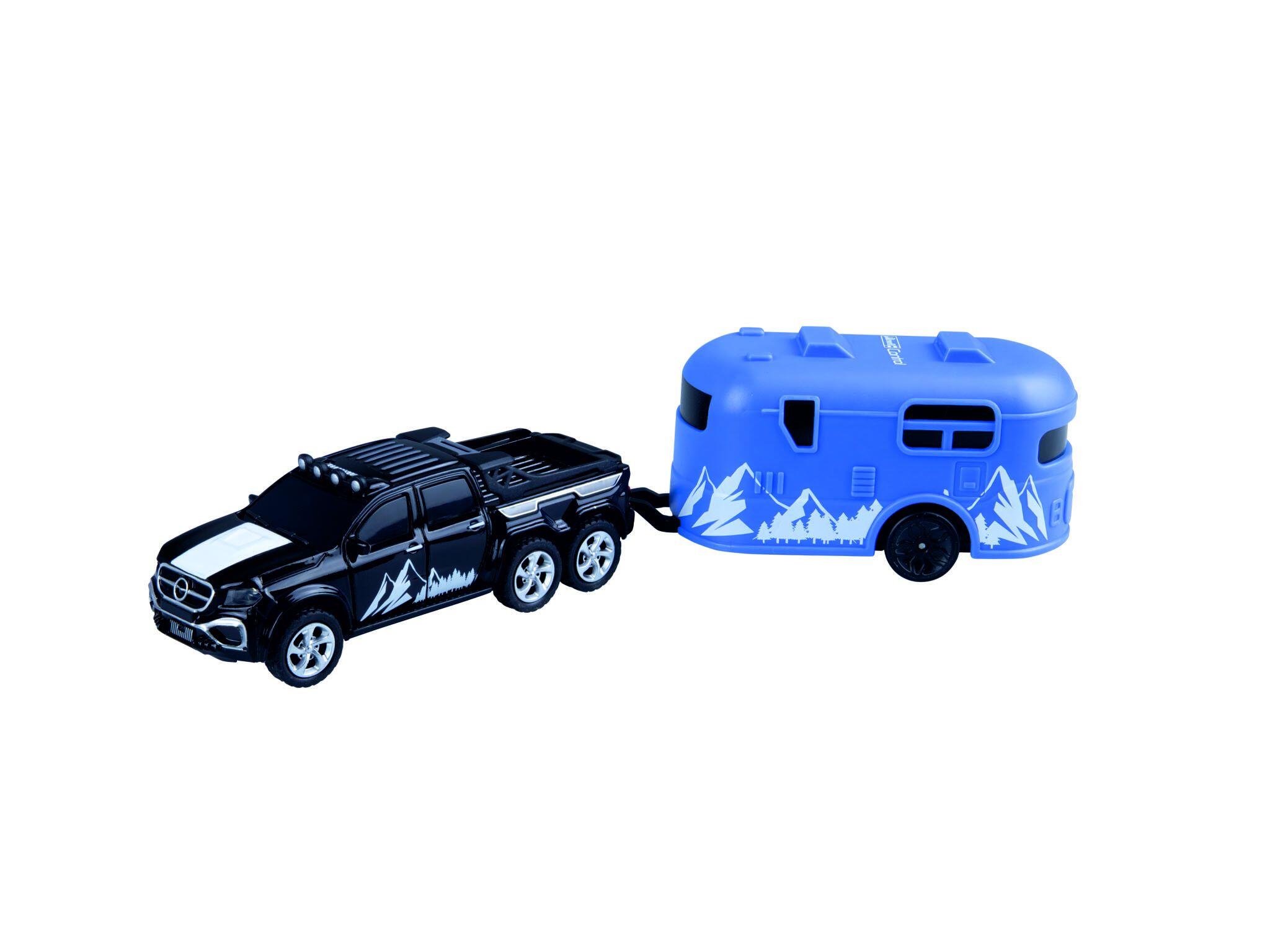 Mini RC Car mit Wohnwagen - Mini RC Car mit Wohnwagen