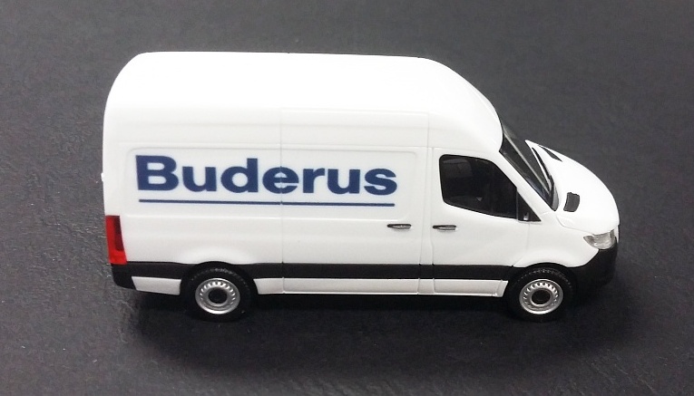 MB Sprinter18 EXKL. "Buderus" - Sonderauflage Exklusiv für Bastler Zentrale Lonthoff - 1:87 / HO Kleinstauflage / Mercedes Benz Sprinter 2018