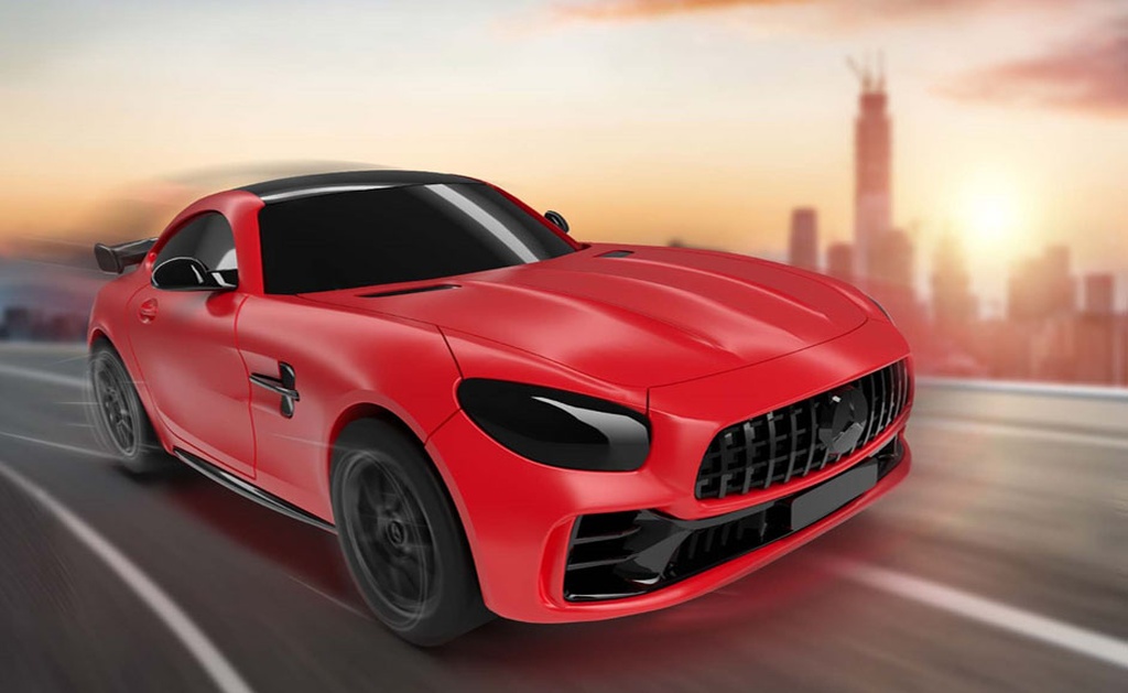Build ´n Race Mercedes-AMG GT - Build ´n Race Mercedes-AMG GT R, rot