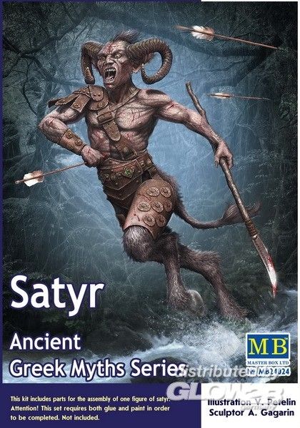 Ancient Greek Miths Serie Sat - Master Box Ltd. 1:24 Ancient Greek Miths Series, Satyr