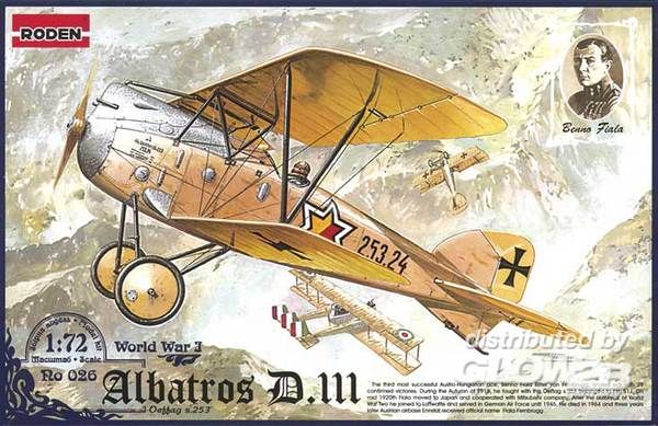 Albatros D.III Oeffag s.253 - Roden 1:72 Albatros D.III Oeffag s.253