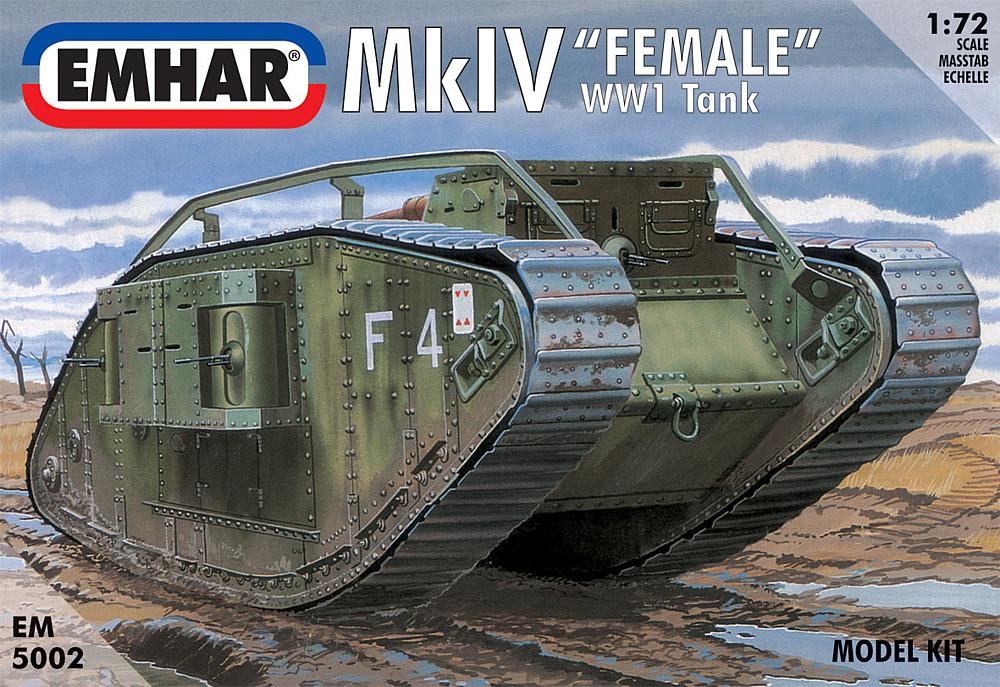 1/72 WW I Mk.IV Female WW I T - Emhar 1/72