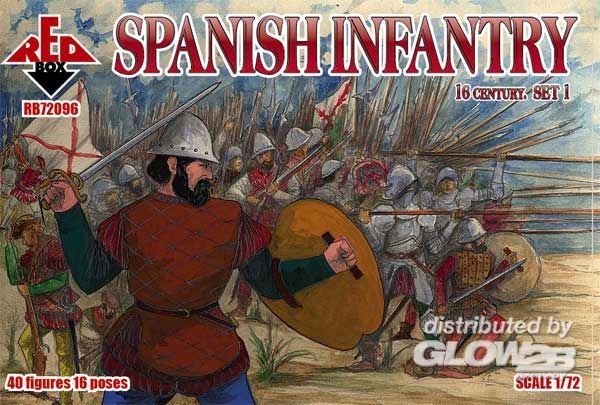 Spanish infantry, 16th centur - Red Box 1:72 Spanish infantry, 16th century, set 1