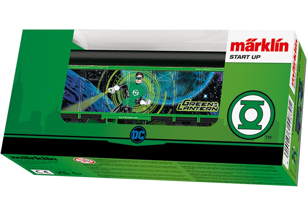 Ged. Güterwagen Green Lantern - Märklin Start up - Gedeckter Güterwagen Green Lantern