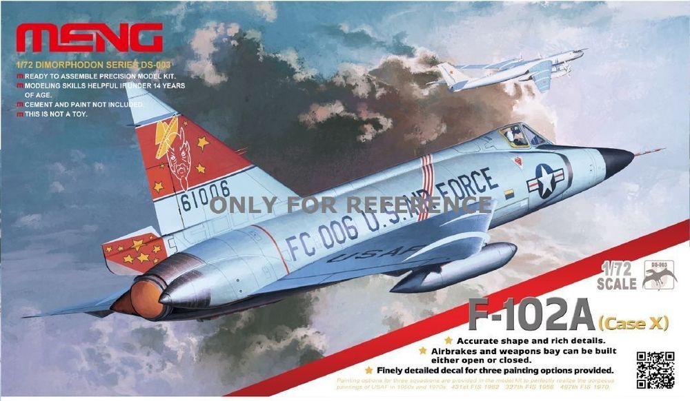 1/72 F-102A CASE X - MENG-Model 1:72 F-102A (Case X)