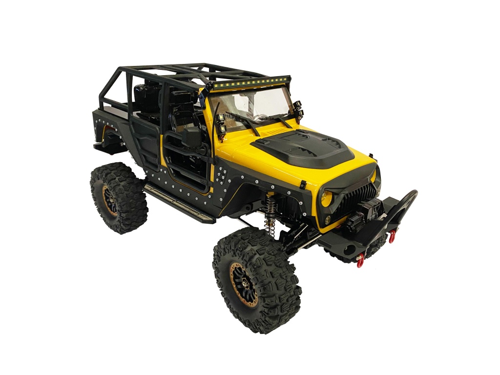 DF-4S Pro Crawler  Yellow - DF-4S PRO Crawler YELLOW 313mm 1:10 Scale | No.3163