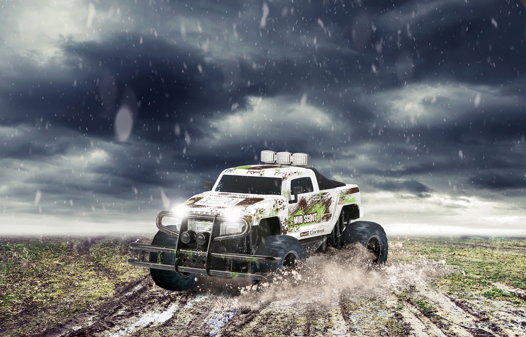 RC Monster Truck Mud Scou - RC Monster Truck Mud Scout