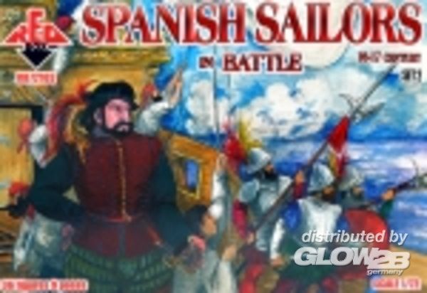 Spanish Sailors in Battle, 16 - Red Box 1:72 Spanish Sailors in Battle, 16-17th centu