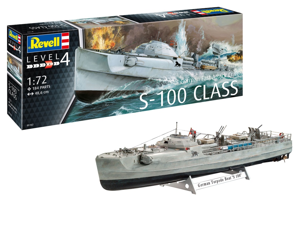 German Fast Attack Craft S-10 - Revell 1:72 German Fast Attack Craft S-100