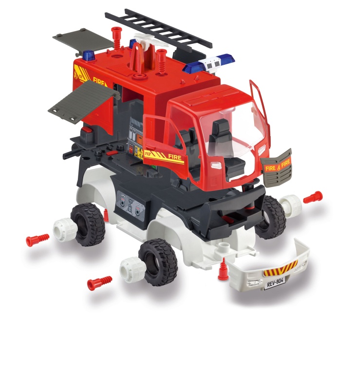 Junior Kit Fire Truck mit - Feuerwehrauto mit Figur 1:20