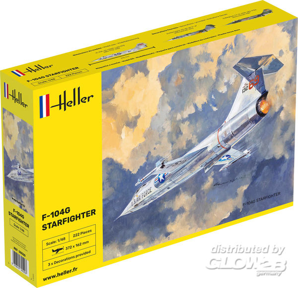 LOCKHEED F-104G Starfighter - Heller 1:48 F-104G Starfighter