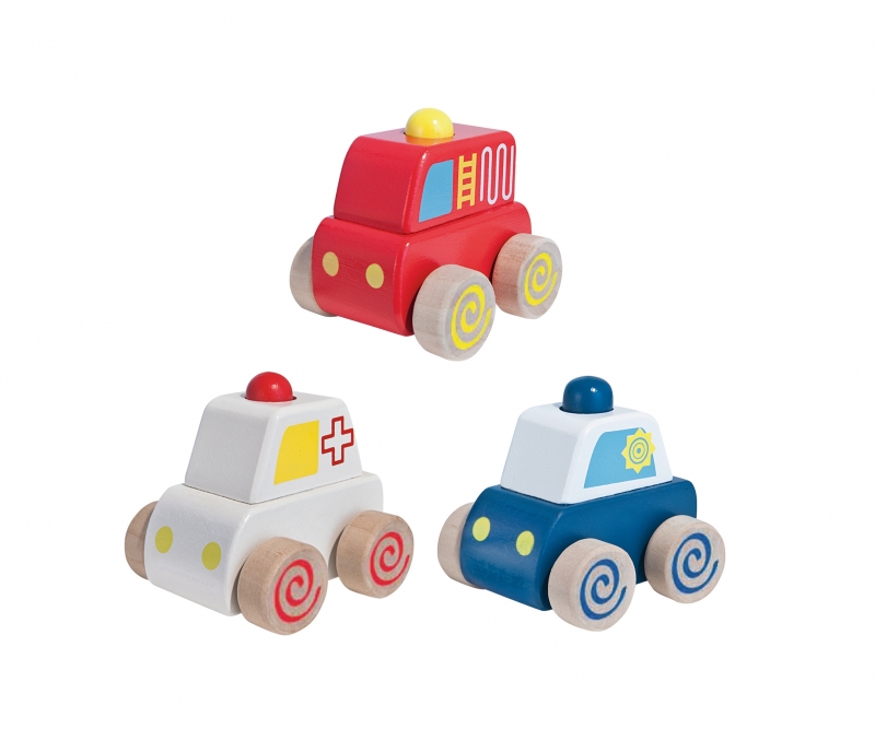 EH Squeaky Cars - EH Greifauto mit Hupe, 3-sort.