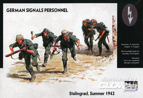 German Signals Pers.´42Stalin - Master Box Ltd. 1:35 German Signals Personnel Stalingrad Summer 1942
