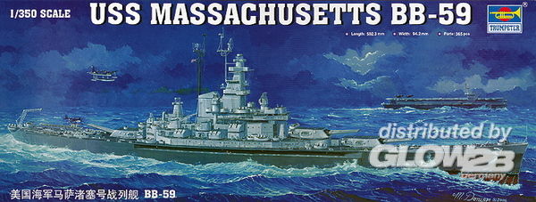 1/350 USS Massachuse - Trumpeter 1:350 USS Massachusetts BB-59