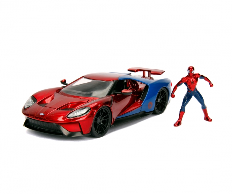 Marvel Spiderman 2017 Ford GT - Marvel Spiderman 2017 Ford GT 1:24