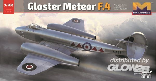 Gloster Meteor F.4 - HongKong Model 1:32 Gloster Meteor F.4