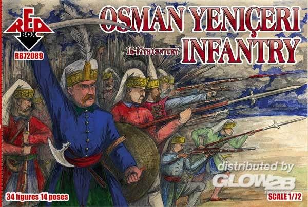 Osman Yeniceri inantry,16-17t - Red Box 1:72 Osman Yeniceri inantry,16-17th century