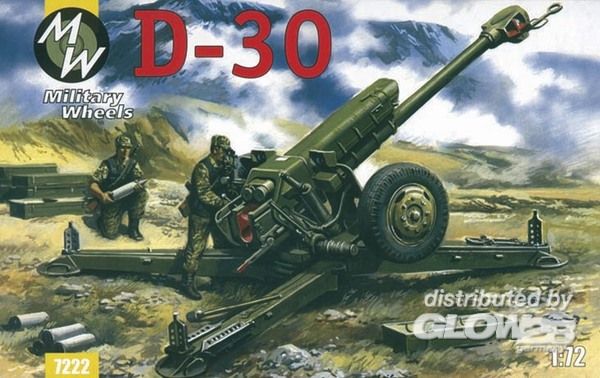 D-30 122 mm - Military Wheels 1:72 D-30 122 mm