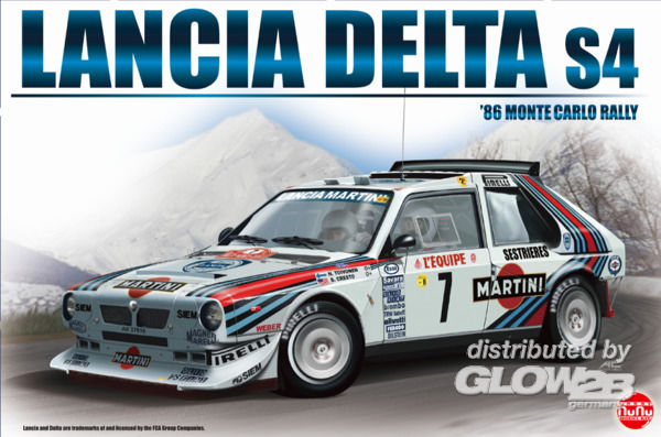 Lancia Delta S4 Martini ´86 M - NUNU-BEEMAX 1:24 Lancia Delta S4 Martini ´86 Monte Carlo