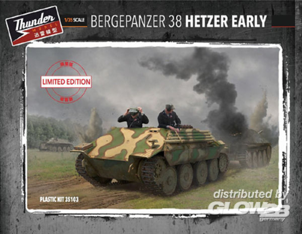 Bergepanzer Hetzer Early (Lim - Thundermodels 1:35 Bergepanzer Hetzer Early (Limited Editio
