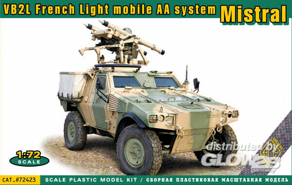 Mistral VB2L French light mob - ACE 1:72 Mistral VB2L French light mobile AA system (long chassie)