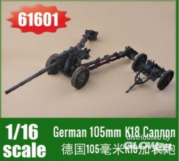 German 105mm K18 Cannon - I LOVE KIT 1:16 German 105mm K18 Cannon
