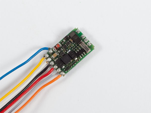 Lokdecoder Silver mini+ 0,5 / - Lokdecoder Silver mini+ 0,5 / 0,8A, mit Kabel