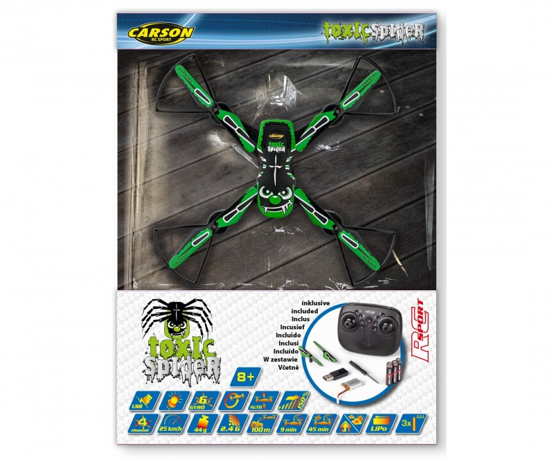 X4 Quadcopter Toxic Spider 2. - X4 Quadcopter Toxic Spider 2.0 100% RTF
