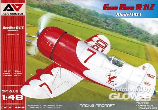 Gee Bee R1/R2 ( 1934-35 versi - Modelsvit 1:48 Gee Bee R1/R2 ( 1934-35 version) racing aircraft