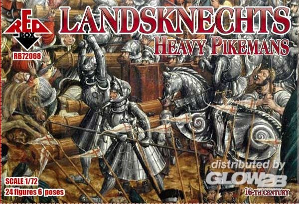 Landknechts (Heavy pikemen), - Red Box 1:72 Landknechts (Heavy pikemen), 16th centur
