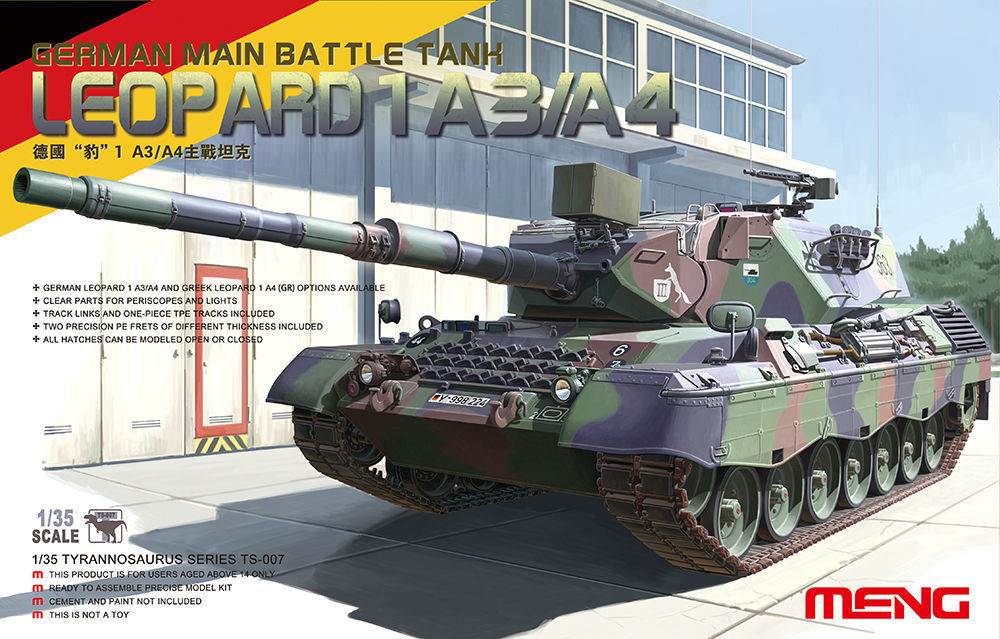 Leopard I German Main Battle - MENG-Model 1:35 Leopard I German Main Battle Tank