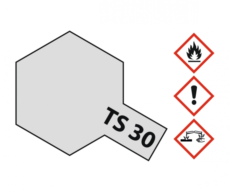 TS 30 metall.-silber - TS-30 Metallic Silber glänzend 100ml