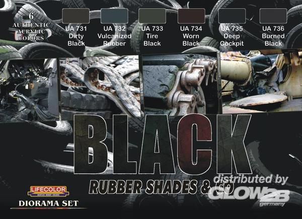 Black rubber shades & co. - Lifecolor  Black rubber shades & co.