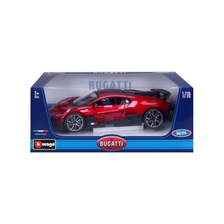 1:18 Bugatti DIVO - Bburago 1:18 Bugatti DIVO, rot