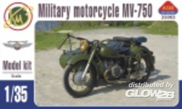 MV-750 Soviet military motocy - AIM -Fan Modell 1:35 MV-750 Soviet military motocycle with sidecar