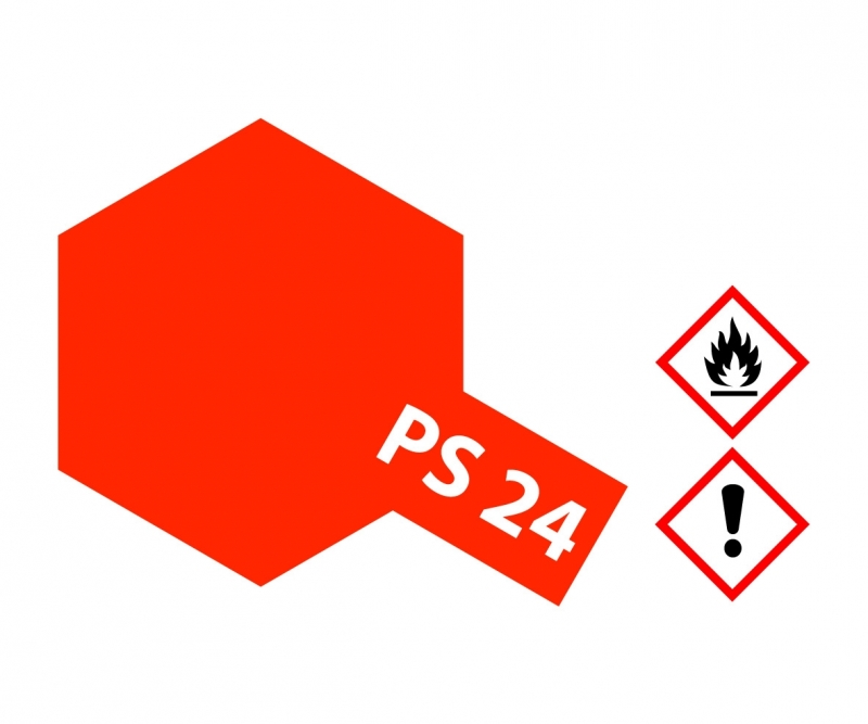 PS-24 LEUCHT-ORANGE - PS-24 Neon Orange Polycarbonat 100ml